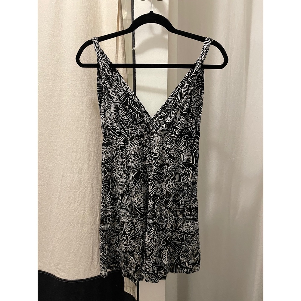 Jordan Taylor Beachwear Printed Mesh Beach Cover Up Dress
